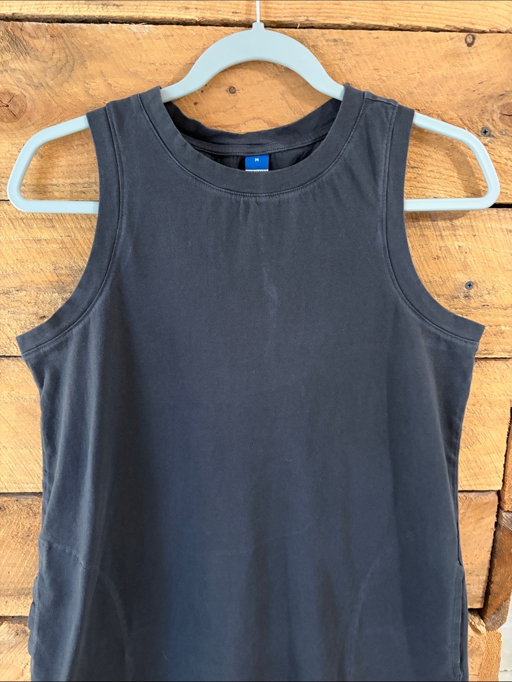 Old Navy grey Midi Dress - Sleeveless Cotton Blend